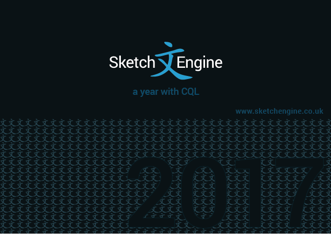 Sketch Engine calendar 2017 Sketch Engine CQL calendar