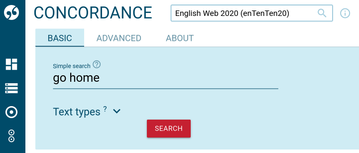 concordance-simple-search Concordance - simple search